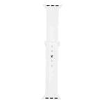 King Kong Silicone Watch Band For Apple Watch Ultra 49mm / Series 8&7 45mm / SE 2&6&SE&5&4 44mm / 3&2&1 42mm(White)