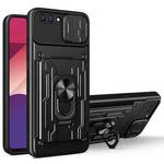 For OPPO A5 / A3S Sliding Camshield Card Phone Case(Black)