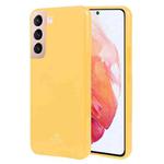 For Samsung Galaxy S22 5G GOOSPERY PEARL JELLY Shockproof TPU Phone Case(Yellow)
