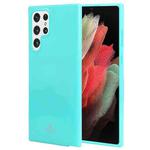 For Samsung Galaxy S22 Ultra 5G GOOSPERY PEARL JELLY Shockproof TPU Phone Case(Mint Green)
