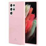 For Samsung Galaxy S22 Ultra 5G GOOSPERY PEARL JELLY Shockproof TPU Phone Case(Pink)