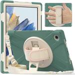 For Samsung Galaxy Tab A8 10.5 2021 Silicone + PC Tablet Case(Emerald Green)