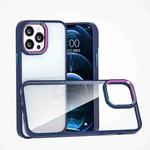 For iPhone 13 Colorful Metal Lens Ring Phone Case(Blue)