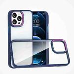 For iPhone 13 Pro Max Colorful Metal Lens Ring Phone Case (Blue)