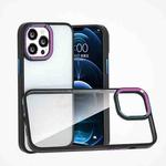 For iPhone 11 Pro Colorful Metal Lens Ring Phone Case (Black)