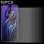 50 PCS 0.26mm 9H 2.5D Tempered Glass Film For Tecno Pova 5G