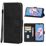 Leather Phone Case For vivo Y21T(Black)