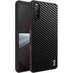 For Sony Xperia 10 III imak LX-5 Series PC + TPU Case with Screen Protector(Carbon Fiber Texture)