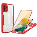 For Samsung Galaxy A13 5G Acrylic + TPU 360 Degrees Full Coverage Shockproof Phone Case(Red)