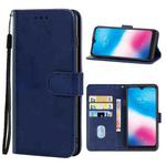 Leather Phone Case For Alcatel 3L 2020(Blue)