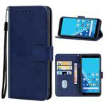 Leather Phone Case For Wiko Sunny 5 Lite(Blue)