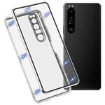 For Sony Xperia 1 III HD Magnetic Metal Tempered Glass Phone Case(Silver)
