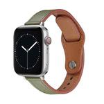 Nail Button Watch Band For Apple Watch Series 8&7 41mm / SE 2&6&SE&5&4 40mm / 3&2&1 38mm(Army Green)