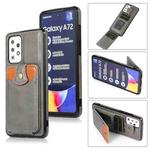 For Samsung Galaxy A72 5G Soft Skin Leather Wallet Bag Phone Case(Grey)