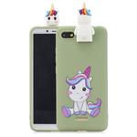 For Xiaomi Redmi 6A Cartoon Shockproof TPU Protective Case with Holder(Unicorn)
