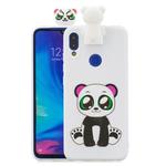 For Xiaomi Redmi 7 Cartoon Shockproof TPU Protective Case with Holder(Panda)
