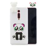For Xiaomi Redmi K20 Cartoon Shockproof TPU Protective Case with Holder(Panda)