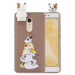 For Xiaomi Redmi Note 4 / 4X Cartoon Shockproof TPU Protective Case with Holder(Hamsters)