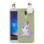 For Huawei Mate 10 Lite Cartoon Shockproof TPU Protective Case with Holder(Unicorn)