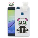 For Huawei P10 Lite Cartoon Shockproof TPU Protective Case with Holder(Panda)