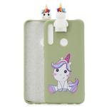 For Huawei P Smart Z Cartoon Shockproof TPU Protective Case with Holder(Unicorn)