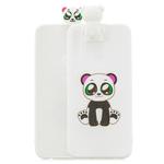 For Huawei P Smart Z Cartoon Shockproof TPU Protective Case with Holder(Panda)
