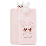 For Huawei P Smart Z Cartoon Shockproof TPU Protective Case with Holder(Rabbit)