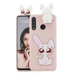 For Huawei P30 Lite Cartoon Shockproof TPU Protective Case with Holder(Rabbit)