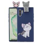 For Huawei P30 Pro Cartoon Shockproof TPU Protective Case with Holder(Cat)