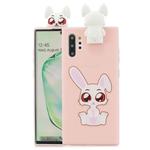 For Huawei P30 Pro Cartoon Shockproof TPU Protective Case with Holder(Rabbit)