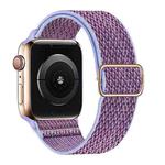 W Texture Nylon Strap For Apple Watch Series 8&7 41mm / SE 2&6&SE&5&4 40mm / 3&2&1 38mm(Purple)