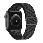 W Texture Nylon Strap For Apple Watch Ultra 49mm&Watch Ultra 2 49mm / Series 9&8&7 45mm / SE 3&SE 2&6&SE&5&4 44mm / 3&2&1 42mm(Black)