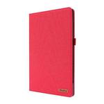 For Nokia T20 TPU + Fabric PU Leather Tablet Case(Red)