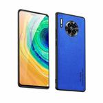 For Huawei Mate 30 Pro Suede Leather Phone Case(Blue)