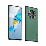 For Huawei Mate 40 Pro Suede Leather Phone Case(Matcha Green)