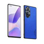 For Huawei nova 9 Suede Leather Phone Case(Blue)