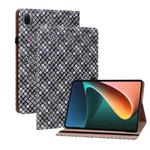 For Xiaomi Pad 5 / 5 Pro Color Weave Smart Leather Tablet Case(Black)