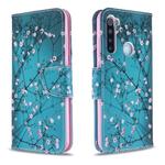 For Xiaomi Redmi 8T Colored Drawing Pattern Horizontal Flip Leather Case with Holder & Card Slots & Wallet(Plum Blossom)