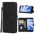 Leather Phone Case For HTC U12 Life(Black)