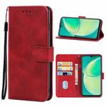Leather Phone Case For Huawei nova Y60(Red)