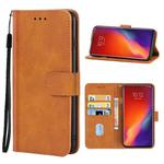 Leather Phone Case For Lenovo Z6(Brown)