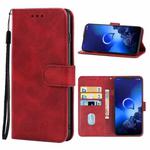 Leather Phone Case For Alcatel 3x 2019(Red)