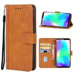 Leather Phone Case For CUBOT X19(Brown)