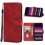 Leather Phone Case For Sony Ericsson Xperia 10 II(Red)