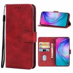 Leather Phone Case For Tecno Pouvoir 4(Red)