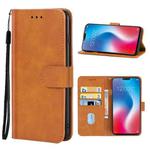 Leather Phone Case For vivo V9(Brown)