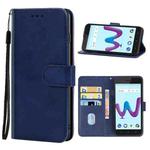 Leather Phone Case For Wiko Sunny3(Blue)