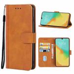 Leather Phone Case For ZTE Blade V10(Brown)