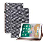 Color Weave Smart Leather Tablet Case For iPad Pro 9.7 2018 / 2017(Black)
