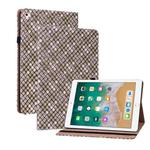 Color Weave Smart Leather Tablet Case For iPad Pro 9.7 2018 / 2017(Brown)